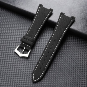 Nylon Leather Watch Straps 25*13mm For Patek Philippe For Nautilus 5711/5712/5726/5980 Band Concave Interface Men Women Bracelet