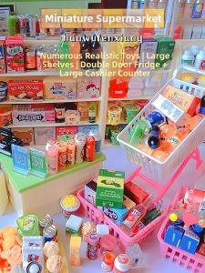 Simulation Mini Food Bottles Play Set