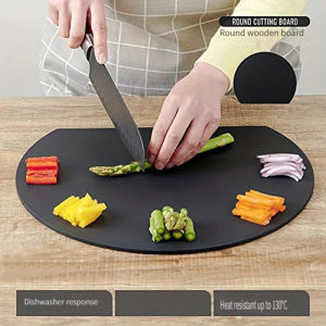 1PC/2PCS half round cutting board Non-slip wear resistant bendable easy to clean drain cutting board Kitchen food cutting board