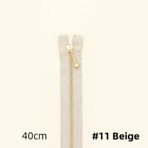 Original YKK Gold Metal Zipper Closed Bag 50cm Long Home Sewing DIY Accessories Fabric Crafts Zipper Japanese Origin
