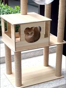 คอนโดแมวหลังใหญ่หลายดีไซน์ คอนโดแมว ไม้สวยไร้ เหลี่ยมคม คอนโดแมว ที่นอน แมว มินิมอล