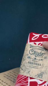 Khăn vuông Bandana họa tiết Classic Paisley Crude kích thước 55x55cm chất liệu Cotton