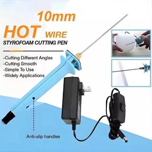 10CM Electric Foam Styrofoam Cutter Pen Hot Wire DIY Cutting Tools Adaptor Styrofoam Cut