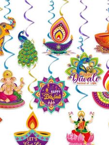 Diwali Handheld Lamp Celebration Decoration Photography Props Festive Party Decorations Traditional Asian Festival Item