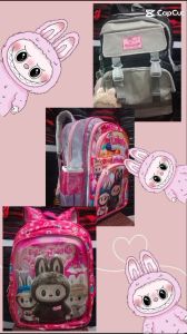Tas Labubu Tas Sekolah Tas Viral 2024 - Terdapat lampu LED untuk model tertentu