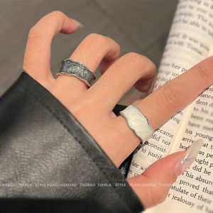 Elegant Fashionable Enamel Drip Glaze Ring for Women Versatile Colorful Open Finger Ring Stylish Accessory for Casual Wear