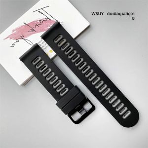 20มม.22มม.ซิลิโคนสําหรับTicWatch Pro 3 Ultra Band GPS/LTE E3 E2 S2 Pro X 4G GTW GTH 2021แม่เหล็กเปลี่ยนสายรัดข้อมือCorrea