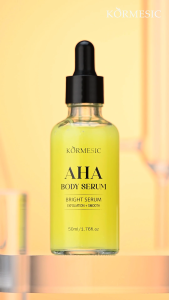 BPOM KORMESIC AHA BODY SERUM BRIGHT BRIGHTENING SKIN EXFOLIATION KULIT SMOOTH