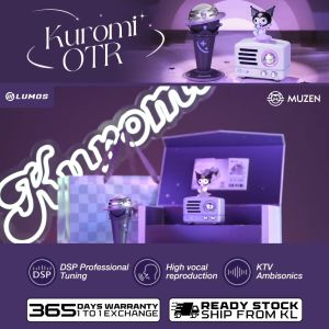 Muzen Kuromi OTR Mic Kuromi Limited Edition Karaoke Bluetooth & FM Radio Speaker with DSP Professional Tuning 10 HRS+ Long Battery life