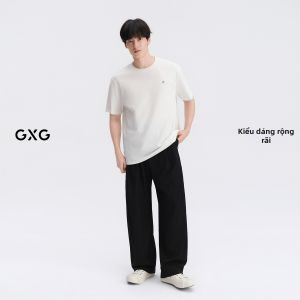 GXG | Áo Thun Cổ Ngắn Có Chất Liệu Nổi