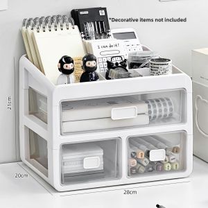 Desk Organizer Storage Box Multi-layer Large Capacity Drawer-style