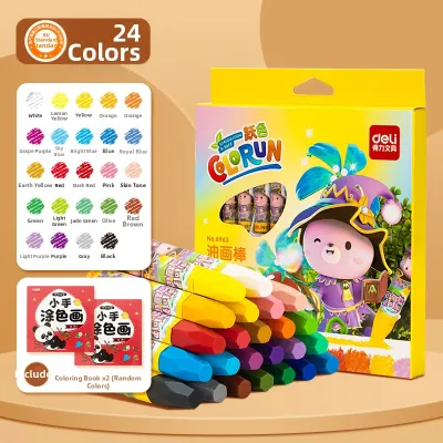 deli | Waterproof Wax Crayons For Kids