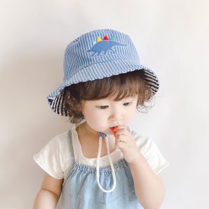 Cute Dinosaur Baby Fisherman Hat Spring Autumn Summer Baby Boys Girls Sun Hat Strawberry Bucket Hats Travel Beach Caps For Kids 0-10 Years