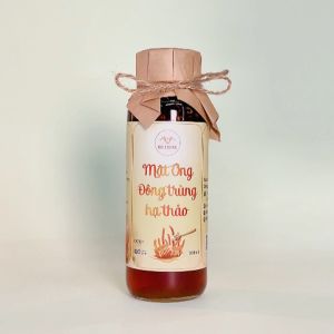 Dr. Trung – Mật ong ngâm sợi Đông trùng Hạ thảo 300ml Bổ phổi – Tăng đề kháng – Ngừa ốm vặt