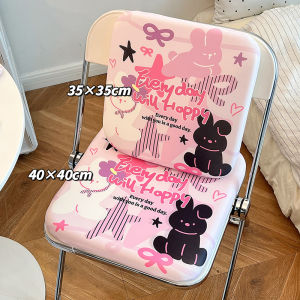 Cute Memory Foam Seat Cushion Breathable Office Chair Pad Soft Padded Assorted Colors Long Sitting Pain Relief Pad