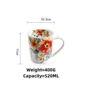 Omk phong cách Mỹ underglaze gốm cốc cà phê cốc mùa xuân loạt