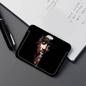 Classic Rapper T-Tupac 2-2pac Credential Badge Holder Lanyard For Business Meeting Visiting Hang Pass Tag ID Card Protector