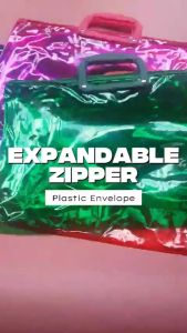 Expandable Long Plastic Envelope (Zipper) per Piece