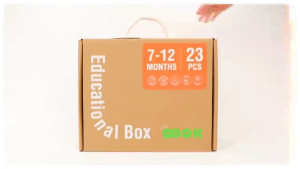 Montessori Wooden Educational Box for Baby 7–12 Months – Safe & Stimulating Learning