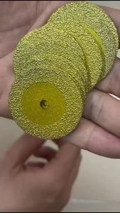 Lưỡi cưa lưỡi cắt mini 40mm phủ kim cương cắt đá hoa cương gắn máy mài máy khoan