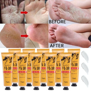 Horse Oil Foot Cream 30g Quick Fix for Cracked Autumn Winter Anti-dry Anti-cracking Moisturizing Foot Care Cream Anti-Aging Horse Oil Dry Skin Care Moisturizing Whitening Cream callus Remover Foot Grinder Callus Cream Remover