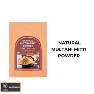 NATURAL MULTANI MITTI (FULLERS CLAY) FACE PACK CLAY MASK POWDER 200 GMS (Natural Deep Cleansing Acne Treatment Oil Control)