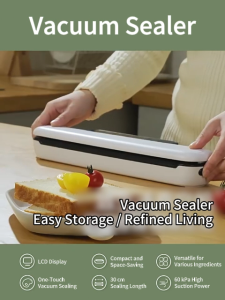 HAILANG Food Vacuum Sealer Machine For Tropical Storage Extend Freshness Meat Fruit Nuts Packing Machine 280mm Long Seal 100W Power