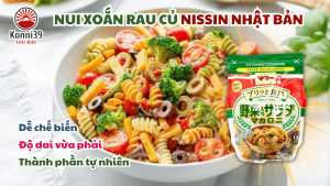 NUI XOẮN RAU CỦ NISSIN NHẬT BẢN (GÓI 150GR) - DÙNG CHO BÉ 1 TUỔI TRỞ LÊN
