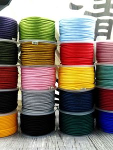 2mm Small round Rope Handmade Woven Necklace Bracelet Rope Jewelry Material Rope DIY Handmade Jewelry Material Elasticity-Free