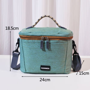 กระเป๋าเก็บความร้อน SANNE ขนาด 16 ลิตร สำหรับใช้ในบ้าน ปิ้งย่างกลางแจ้ง ปิกนิก กระเป๋าใส่อาหาร กระเป๋าเก็บความร้อน กระเป๋าเก็บความเย็น