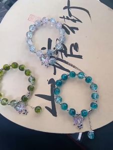 ALENADAY - Gelang Manik Manik Mutiara Kupu-Kupu Korea Aesthetic Aksesoris Fashion Wanita GLG15