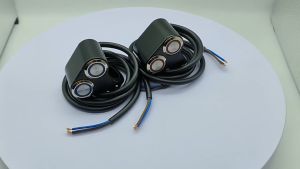 Alloy Handlebar 3 wire switch with LED Light Clamp on off Motorcycle