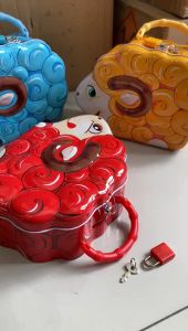 [FREE BUBBLE WRAP+DUS] Coin Box Celengan Jumbo Kunci Gembok Domba Sheep Xiao Ling Jing S 215