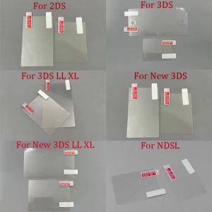 1Set Top Bottom HD Clear Protective Film For NS NDSL 2DS 3DS 3DS LL XL New 3DS XL For Switch Lite LCD Screen Protector