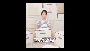 MPH Zip Cover Storage Box with Metal Stand and PP Board Kotak Simpanan untuk Pakaian/Selimut/Buku/Alat Permainan Berzip dan Penutup Wardrobe Organizer Cotton Linen for Toys/Clothes/Blanket/Books