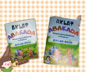 Ciustomized Colored ABAKADA Workbook Reading Learning
