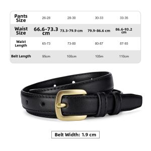 CARTELO | Women New Leather Belt Simple Versatile Denim