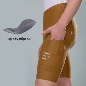 INBIKE Nam Mùa Hè Quần Short Đạp Xe Giảm Chấn Nhanh Khô Bảo Vệ Tia UV Xe Đạp Đường Bộ Quần Có Túi Quần Xe Đạp