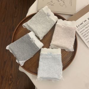 Quần Lót Ren Cotton Nguyên Chất Cho Nữ Quần Lót Tam Giác Thoáng Khí Thoải Mái Chống Khuẩn Cạp Vừa Quần Lót Tam Giác