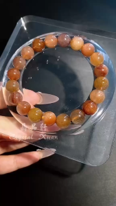 【 现货 】 9mm 彩发晶手串|强力招财 × 能量聚集 × 提升事业|9mm Multi-Rutilated Quartz Bracelet|Wealth Boost • Energy Focus • Career Luck
