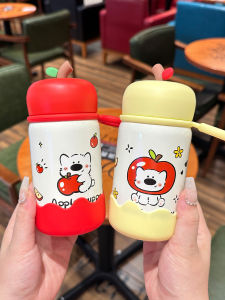 Cốc Nước Mini Dễ Thương Cầm Tay Cho Học Sinh Cốc Cách Nhiệt Bền Bỉ Chống Thấm Nước Dùng Trong Suốt Cho Bé Gái