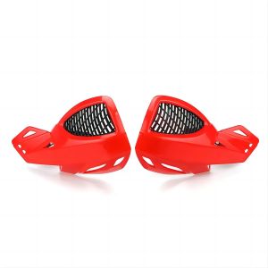 Pinph Motorcycle Hand Guard Handle Protector Shield Motorbike Scooter Windproof Handlebar HandGuards Protection Gear 2 Colors Avaiable (Black/Red)