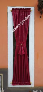 Gorden jendela ikat tengah tirai sepiral