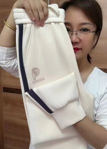 กางเกงฮาเร็มยีนส์ทรงสลิมฟิตเอวสูงสำหรับผู้หญิง กางเกงขายาวลำลองทรงสลิมฟิตสำหรับฤดูใบไม้ผลิ 2023 กางเกงขายาวทรงสลิมฟิตสำหรับผู้หญิง