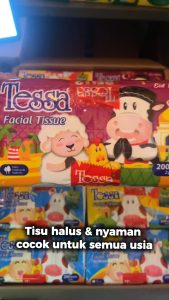 Tisu Tessa 200 Sheet (10 PACK) – Special Edition Super Tebal & Lembut Paket Jumbo!
