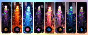 350 LED Solar Christmas Star Lights: Perfect for Outdoor Decor & Wedding Parties
