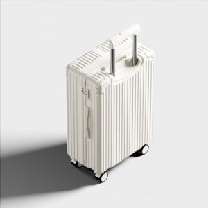 Large Capacity Multi-Function Luggage Travel Suitcase with Universal Wheels Durable Password Lock for Students ABS+PC Material