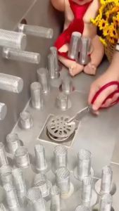 Stainles Steel Hair Catcher Anti-Clog Drain Filter Mesh Shower Floor Drain Strainer Bathroom Kitchen
