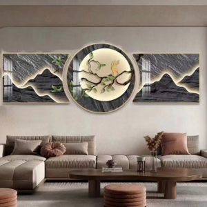 Nordic Mural 3-pcs set Aesthetic frame wall decor display bedroom living room indoor decor Painting