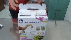 Hộp muối dưa cà Việt Nhật dung tích 3-5L - Hộp làm muối dưa thông minh - Lọ hộp làm muối dưa